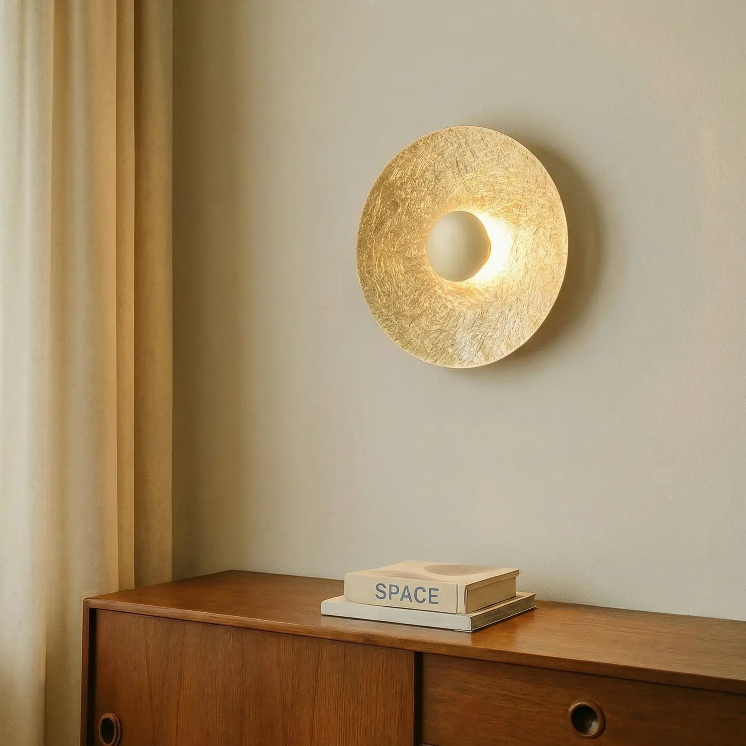 B-Ware Sole Wandleuchte Wandlampe Led Gold Stahl Pulverbeschichtet 44 Cm 3000 K - 5905143287798