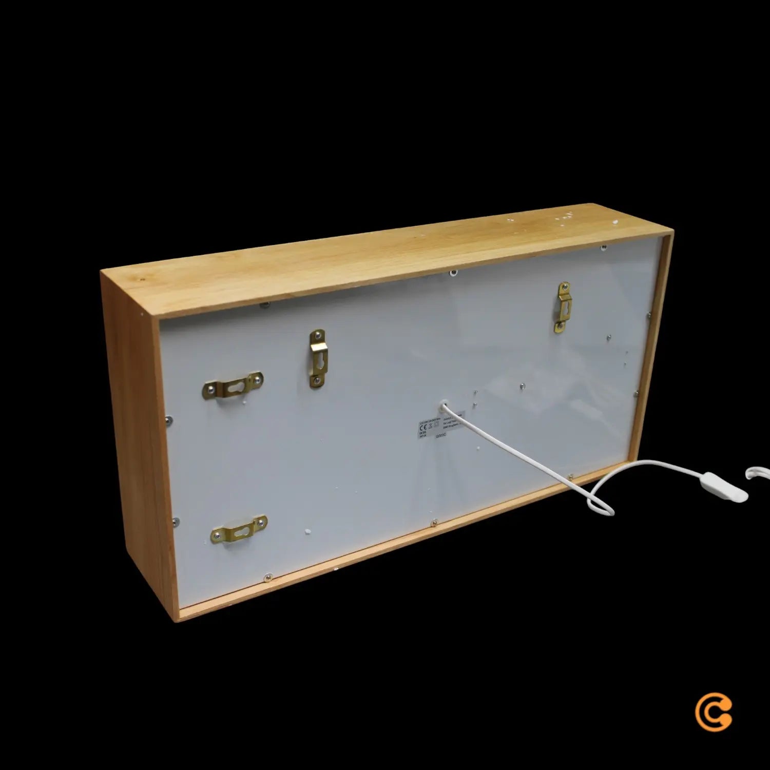B-Ware Fabas Luce Led Wandleuchte Wandleuchte Lampe Leuchte Window 60x30cm Eichenholz 3 - 8019282111702
