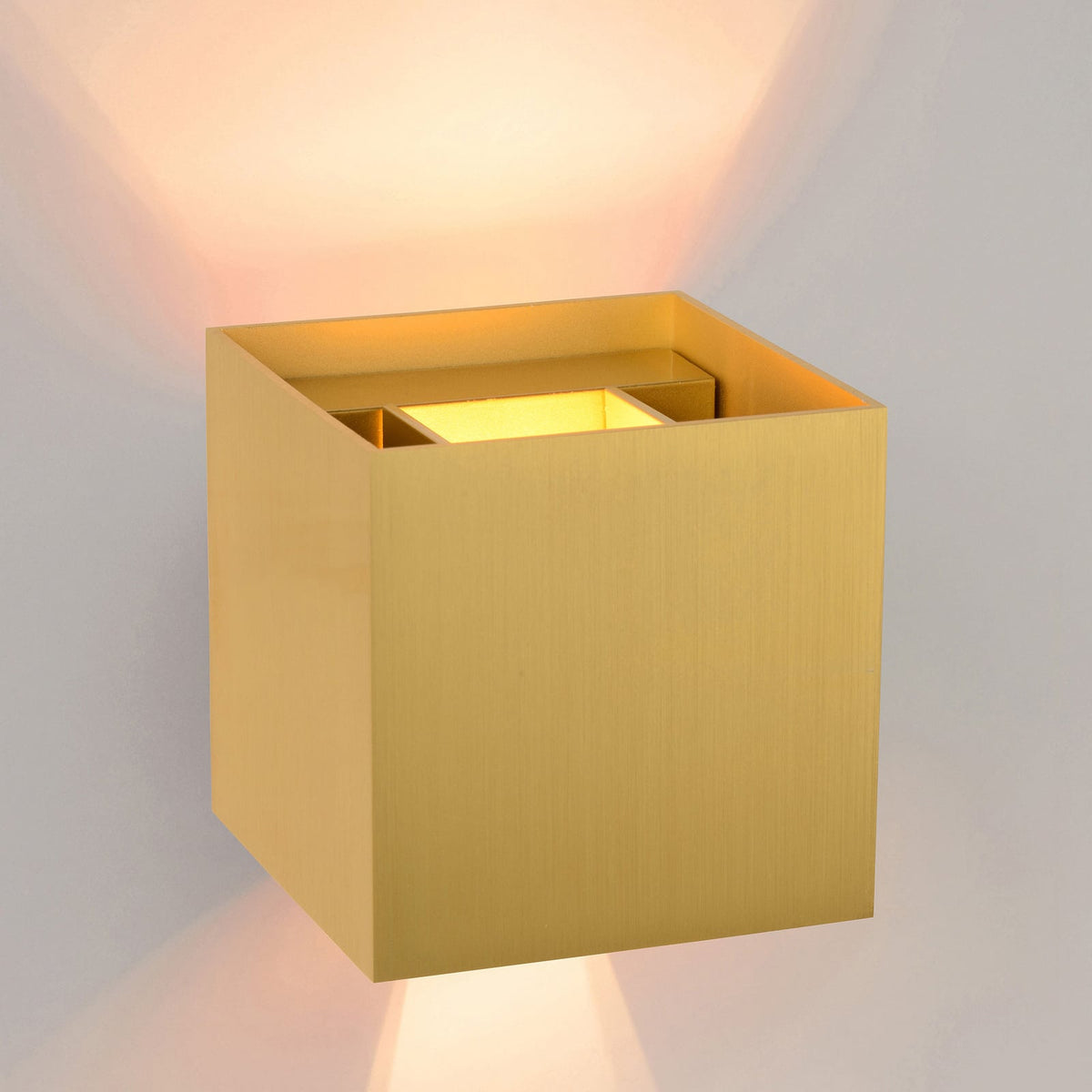 Wandleuchte Wandlampe Lucide LED Leuchte Xio Gold Aluminium SIEHE TEXT/FOTO - 5411212092441