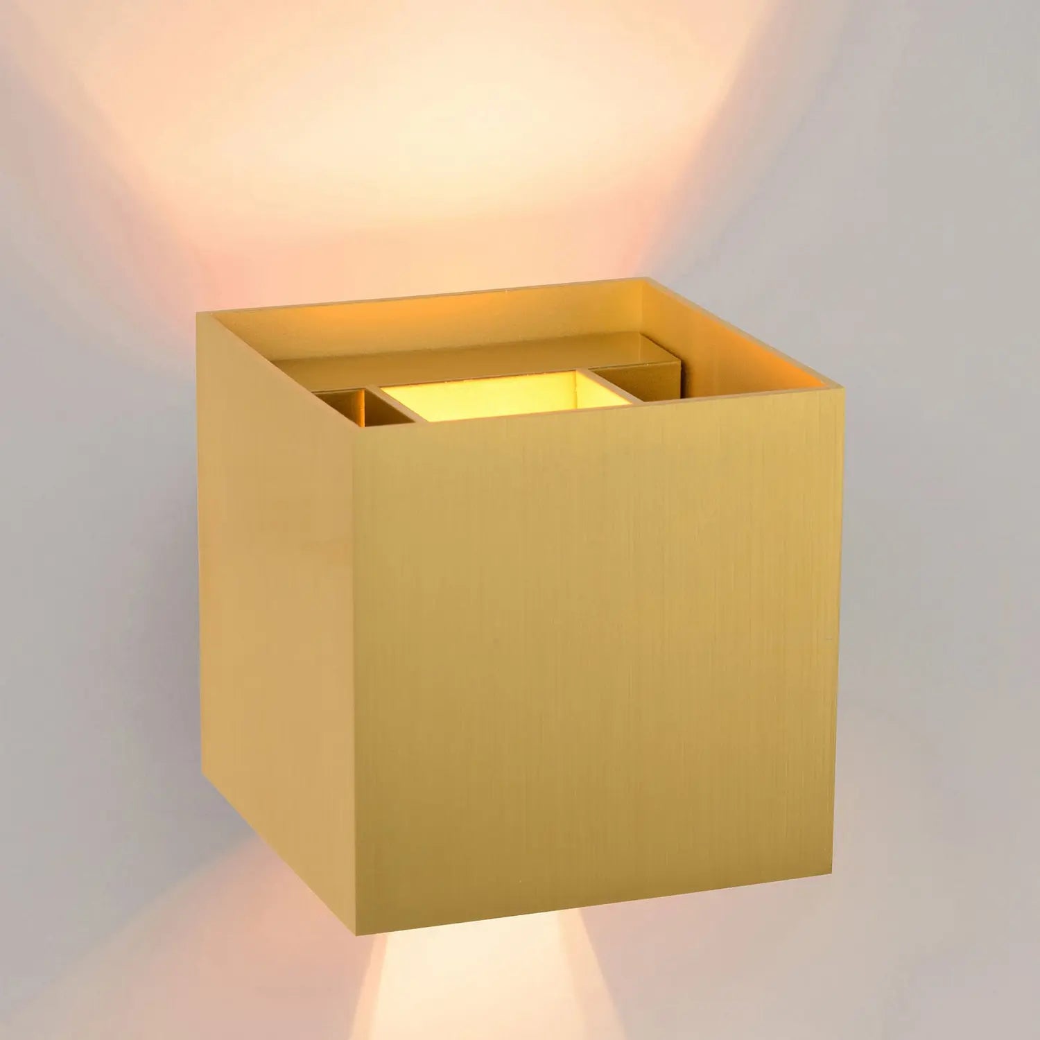 B-Ware Wandleuchte Wandlampe Lucide Led Leuchte Xio Gold Aluminium Siehe Text/Foto - 5411212092441