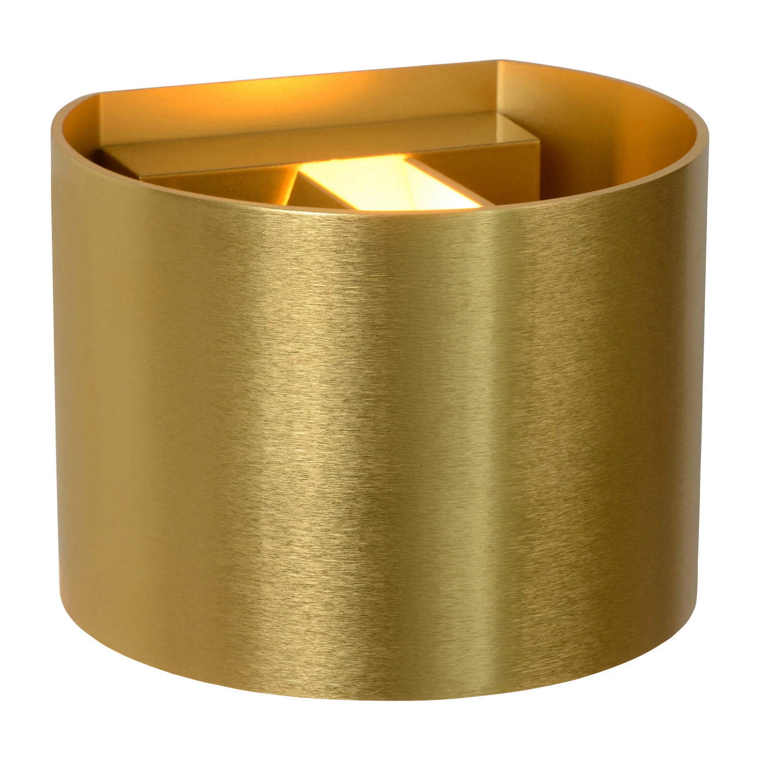 B-Ware Lucide Led Wandleuchte Xio Wandlampe Wandlicht Leuchte Lampe Alu Rund Gold Matt - 5411212092465