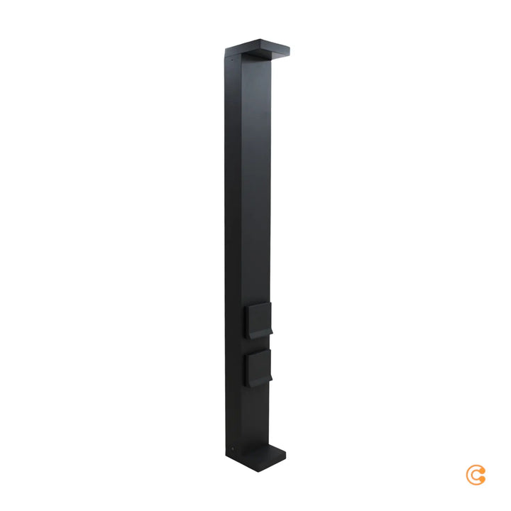 Deko Light Wegeleuchte Pollerleuchte Led Gartenleuchte Steckdosen Grau Lerna 1m B-Ware - 4042943178954