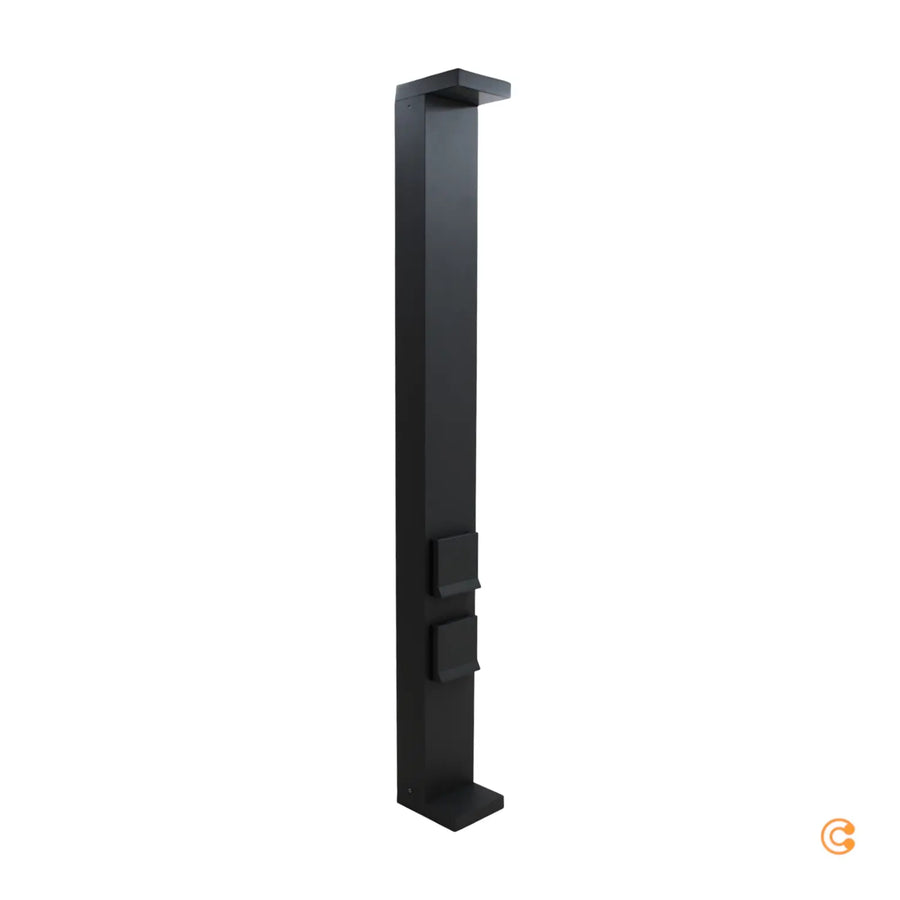 Deko Light Wegeleuchte Pollerleuchte Led Gartenleuchte Steckdosen Grau Lerna 1m B-Ware - 4042943178954