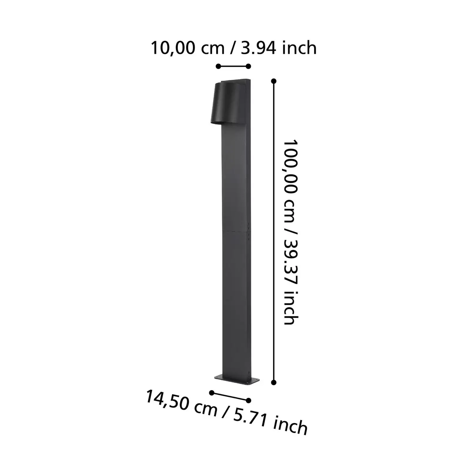 Eglo Led Wegeleuchte Stagnone In Schwarz Sockelleuchte Lampe Leuchte Spot Licht B-Ware - 9008606261864