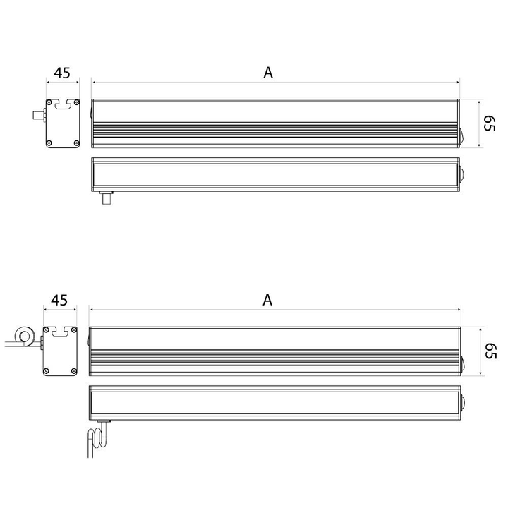 Led2 Work Led Leuchte Profiled 14 W 1575 Lm 100 ° 500 X 45 X 65 Mm Deckenlampe B-Ware - 4260556623894