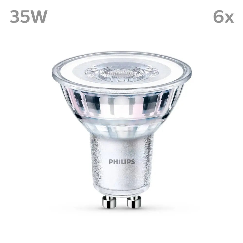 B-Ware Philips Led Lampe Reflektor Gu10 Warmweiß 3,5 W Leuchtmittel 6er Pack 3 Sets - 8719514455054