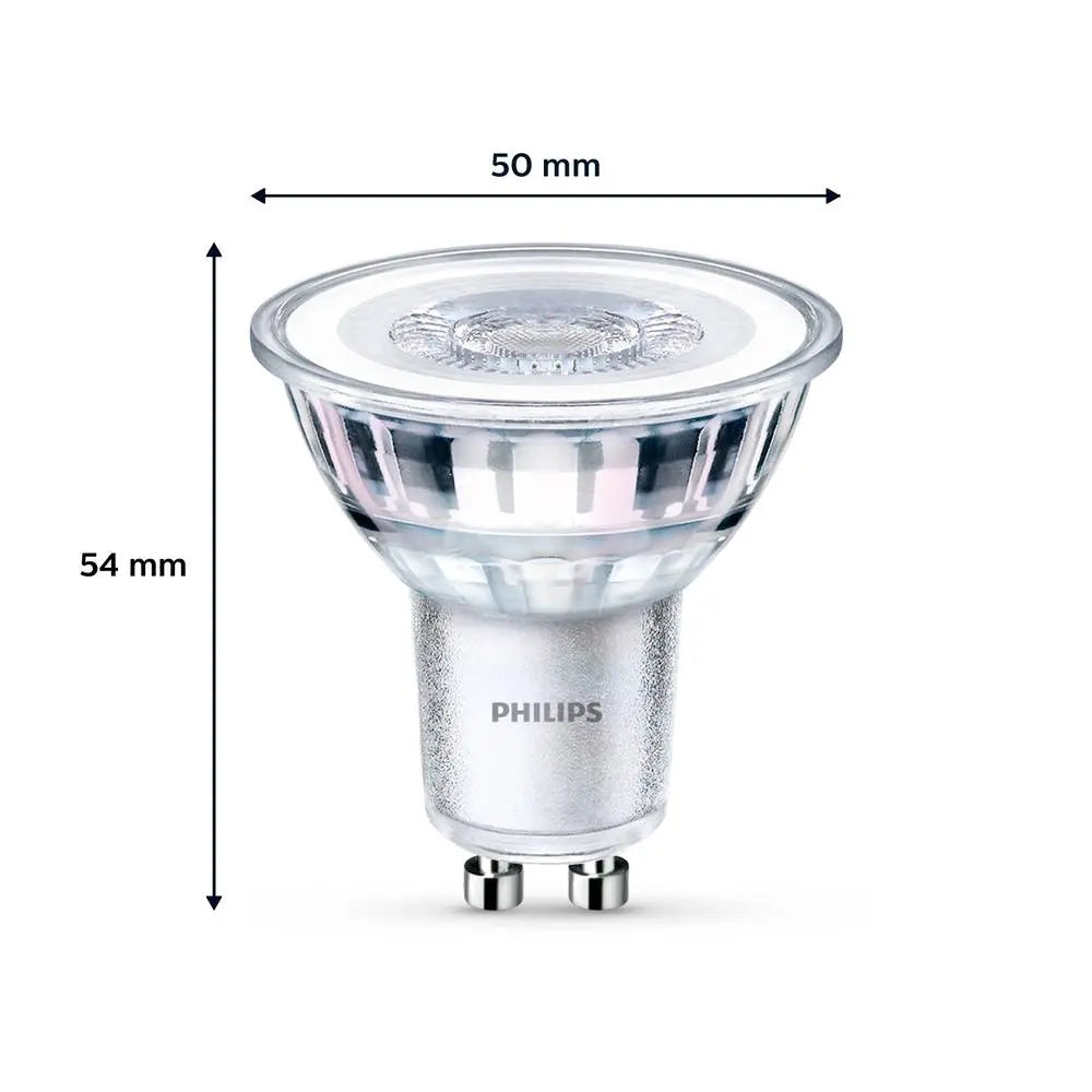 B-Ware Philips Led Lampe Reflektor Gu10 Warmweiß 3,5 W Leuchtmittel 6er Pack 3 Sets - 8719514455054