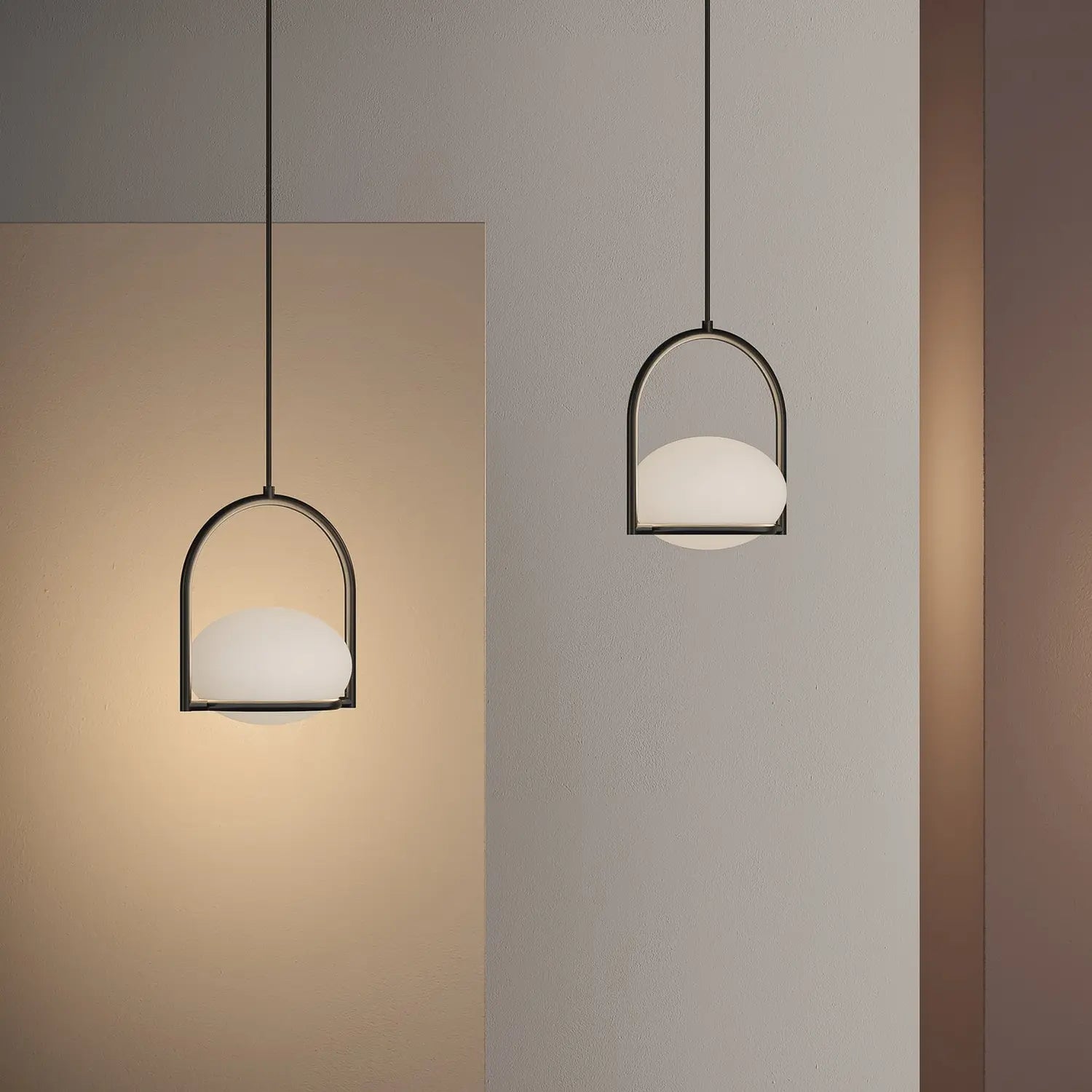 B-Ware Ledsc4 Hängeleuchte Pendelleuchte Coco Schwarz Weiß Aluminium Kunststoff397 - 8435575369726
