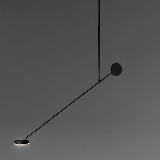 Leds C4 Invisible Led Hängeleuchte Schwarz 1 Fl. 2.700 K Hängeleuchte Siehe Text B-Ware