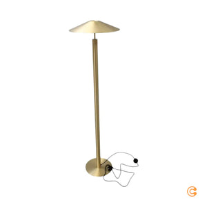 B-Ware Leds C4 Stehleuchte Standlampe Led Gold Matt Stahl Schalter Siehe Text/Foto