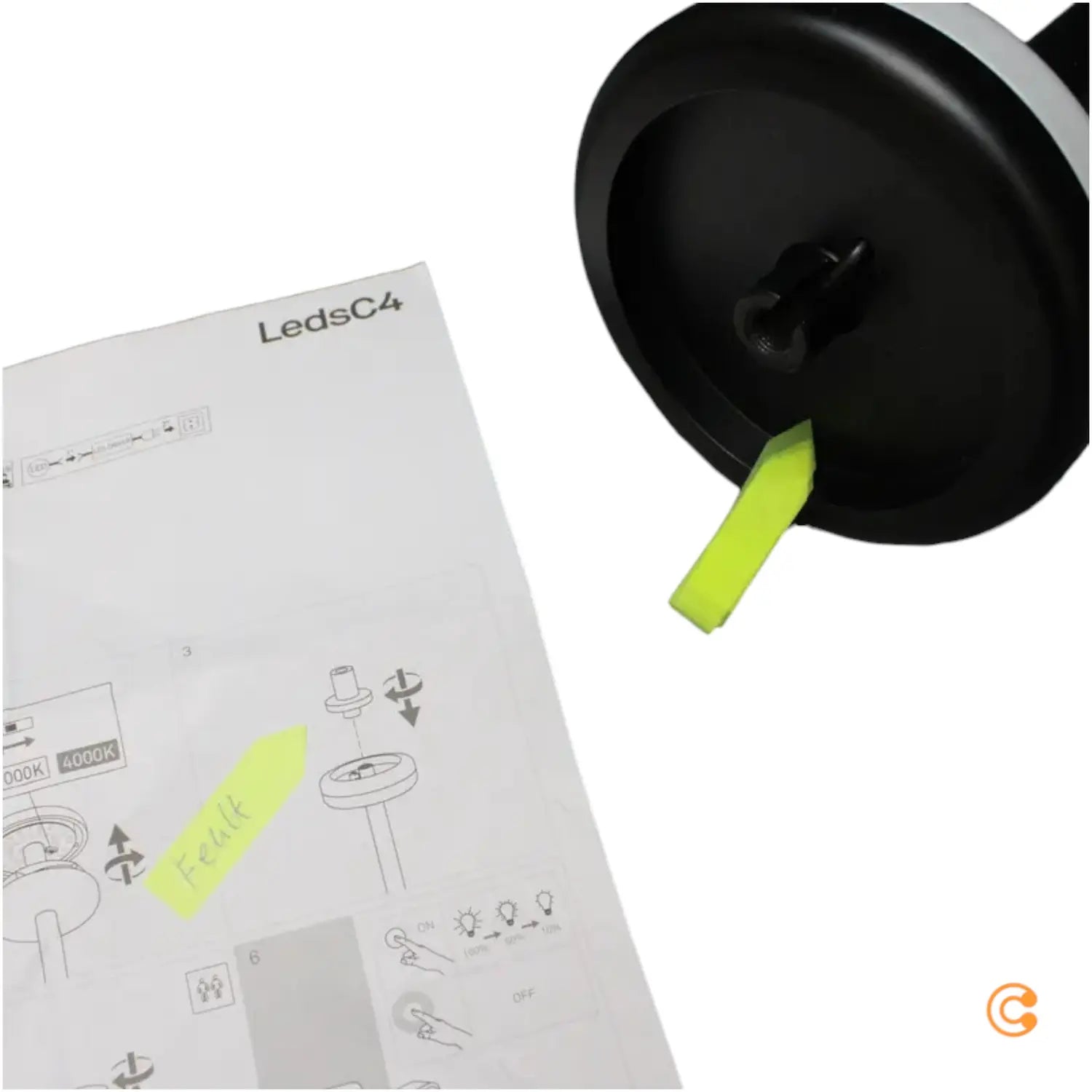 C-Ware Leds C4 Led Tischleuchte Levels Tischlampe Led Grün Glas Cct Siehe Text/Foto - 8445386485133