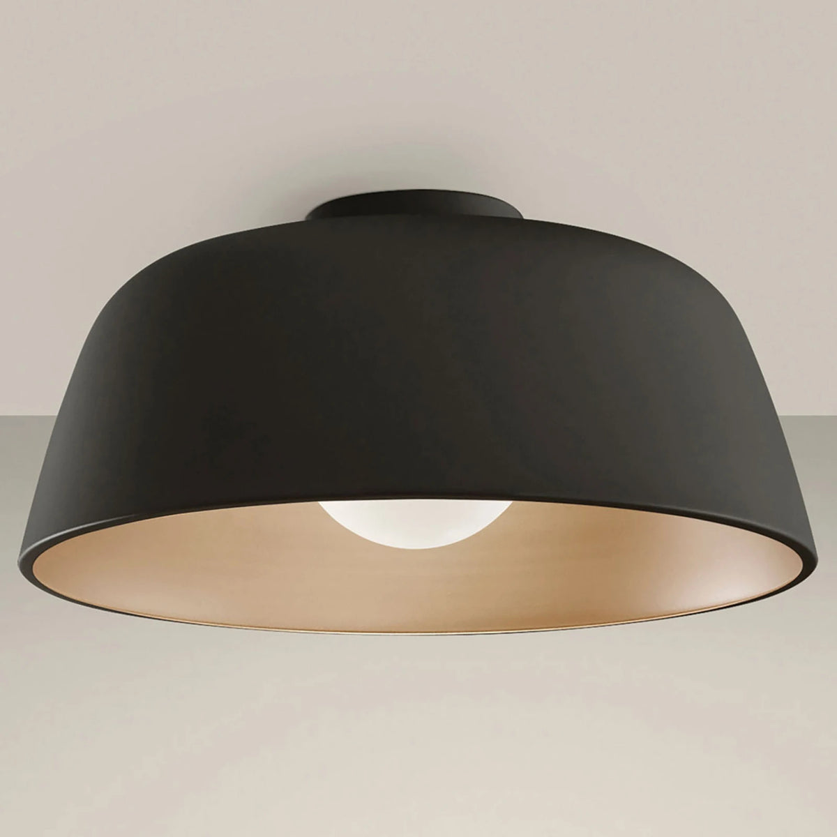 LEDS C4 Deckenleuchte Pendelleuchte Miso Lampe schwarz gold Stahl LED Leuchte - 8435629724198