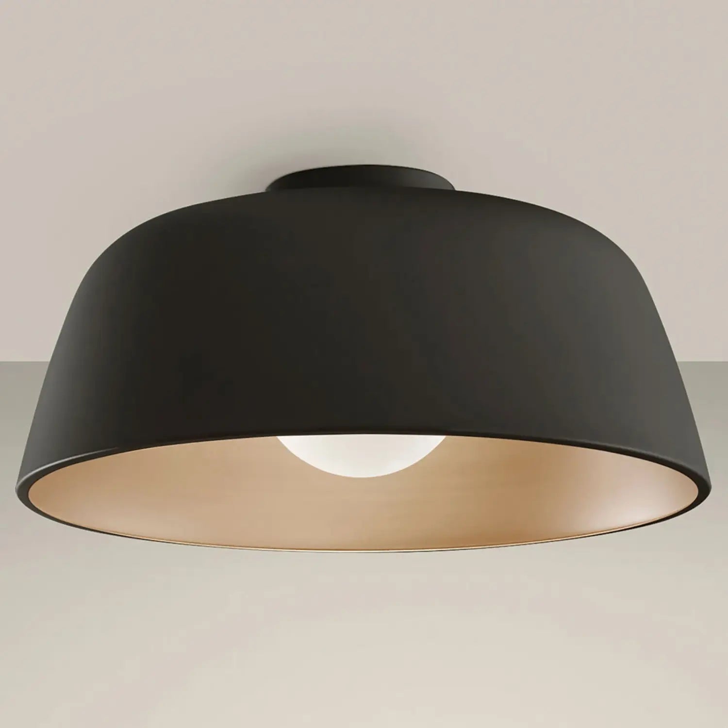 B-Ware Leds C4 Deckenleuchte Pendelleuchte Miso Lampe Schwarz Gold Stahl Led Leuchte  - 8435629724198
