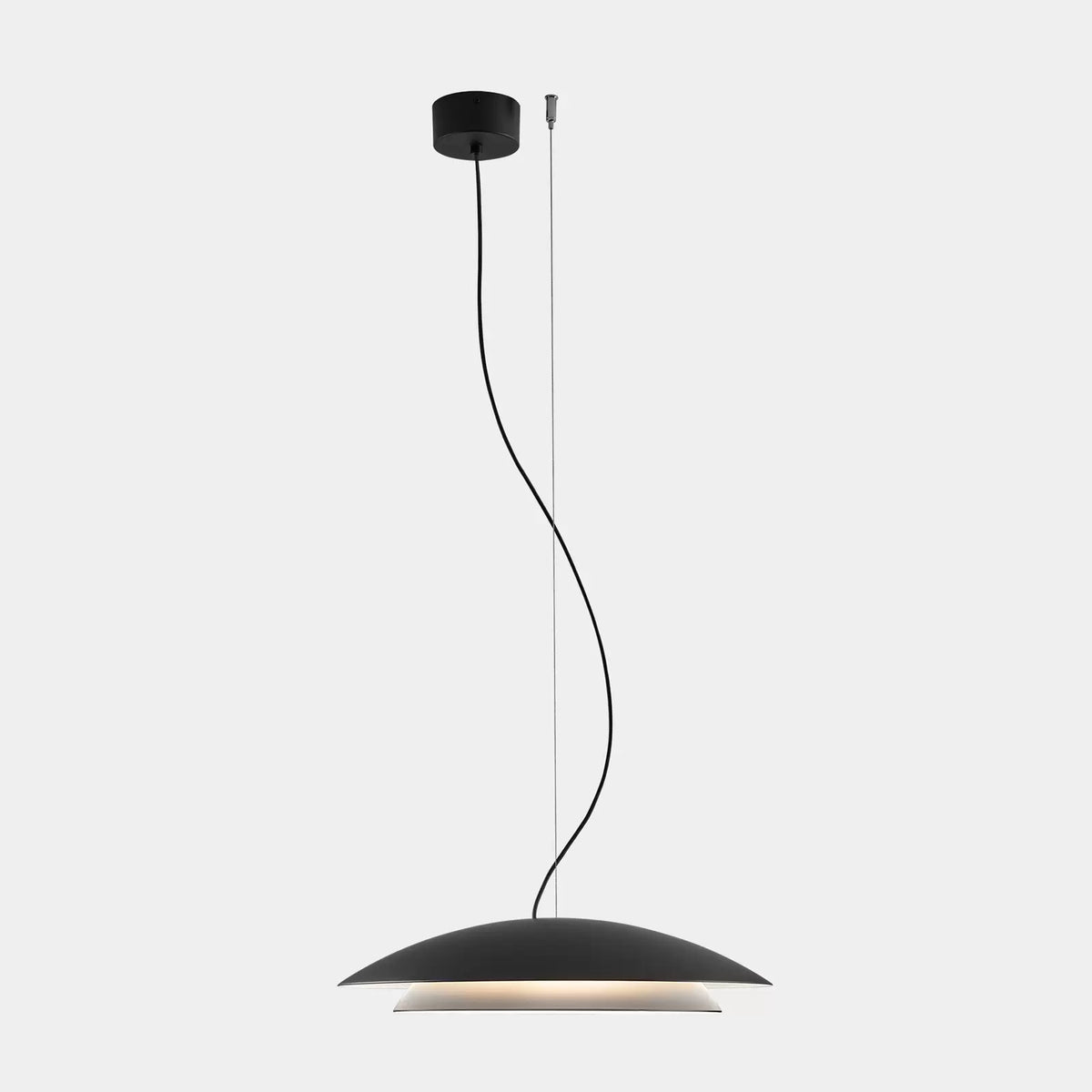LEDS-C4 Noway Big dimmbar Hängeleuchte Hängelampe Deckenlampe dezentral schwarz - 8445386083278
