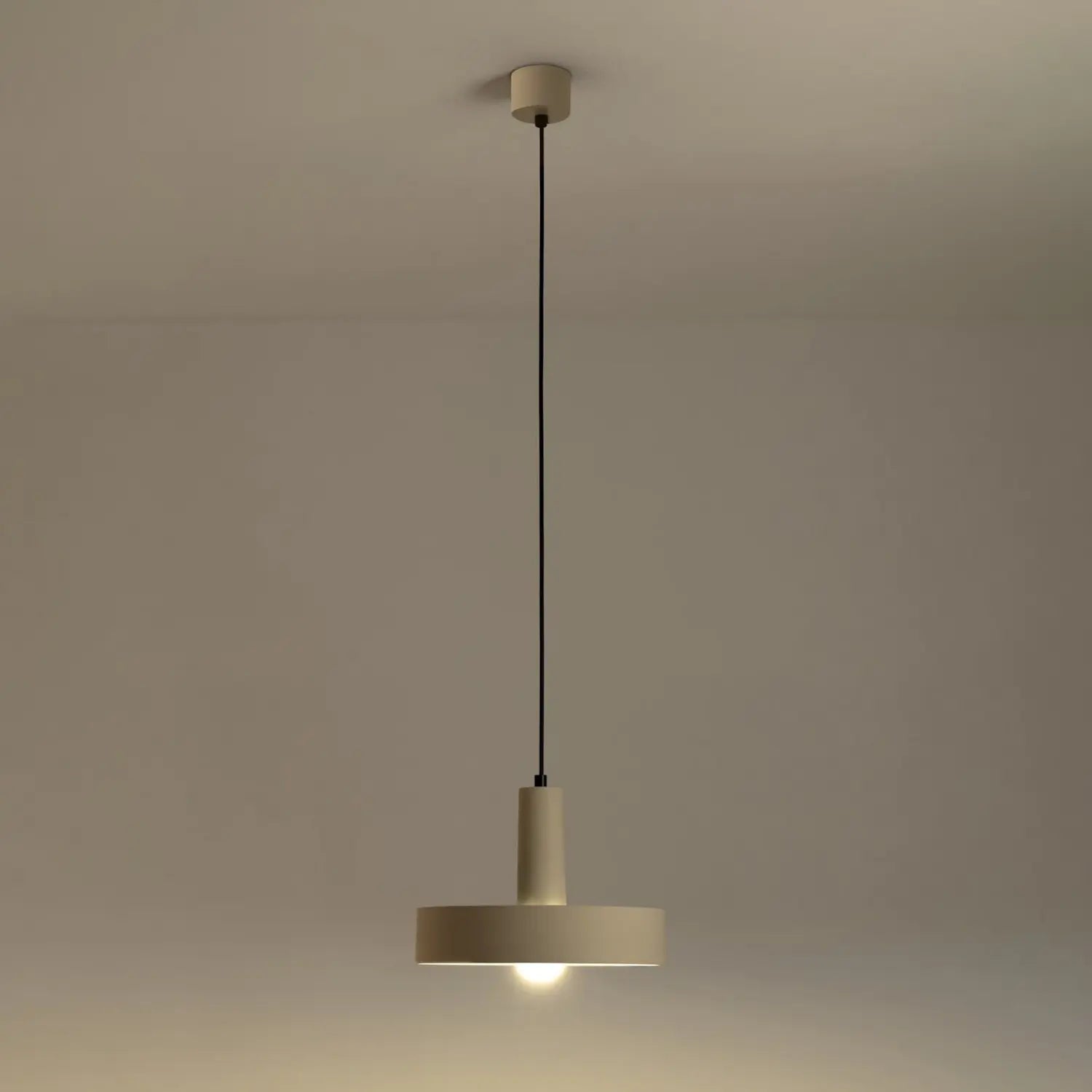 B-Ware Leds C4 Pendelleuchte Hängelampe Keops 1 Braun Matt Aluminium Wohnzimmer ø 28 Cm - 8445386732039