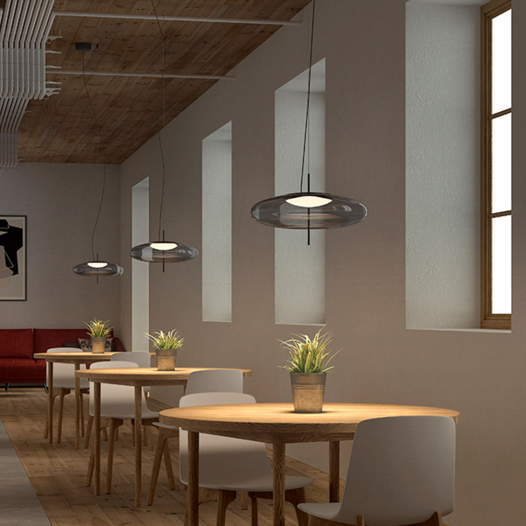 Leds C4 Plat Led Pendelampe Hängelampe Deckenlampe Lampe Leuchte Rauchgrau B-Ware - 8445386083049