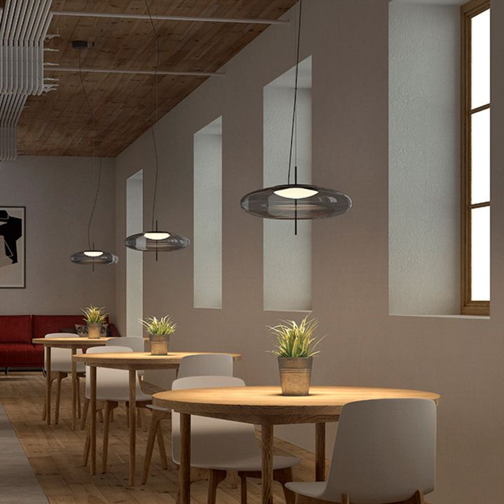 Leds C4 Plat Led Pendelampe Hängelampe Deckenlampe Lampe Leuchte Rauchgrau B-Ware - 8445386083049