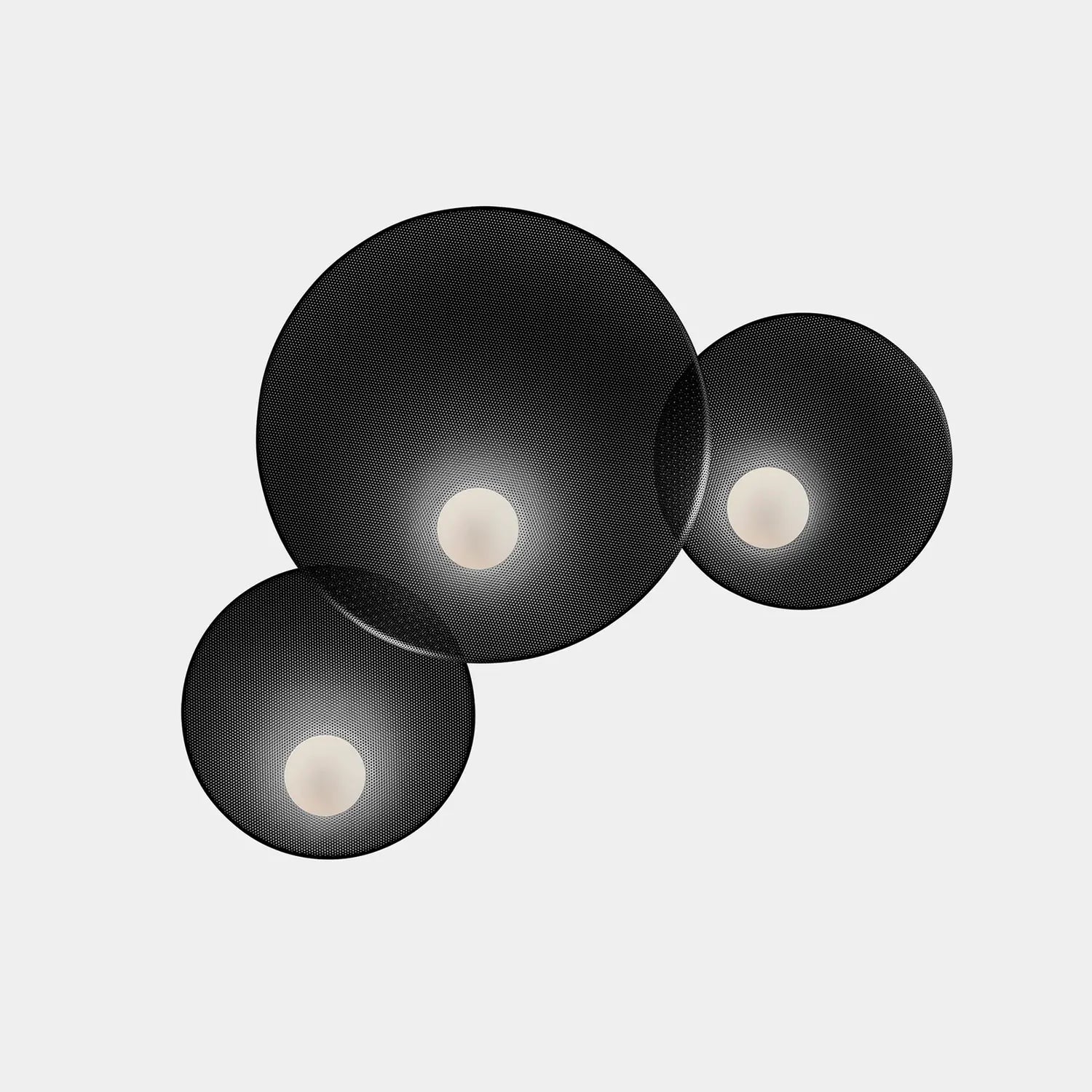 B-Ware Leds C4 Trip Wandlampe 3 Flammig Wandleuchte Lampe Beleuchtung E14 Schwarz - 8445386087832