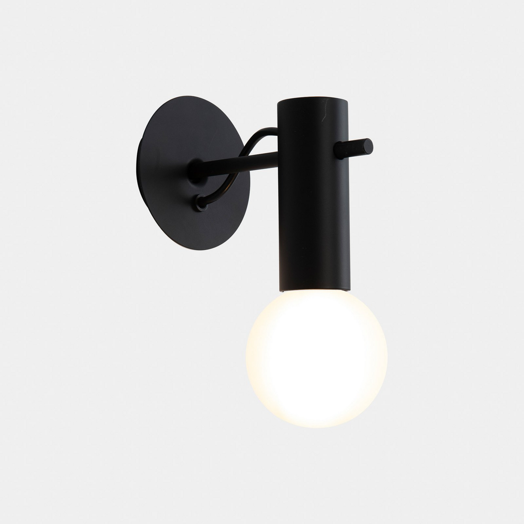 Leds C4 Wandleuchte Lampe E27 Schwarz Aluminium Wandlampe Lampe Leuchte Spot B-Ware - 8445386111896