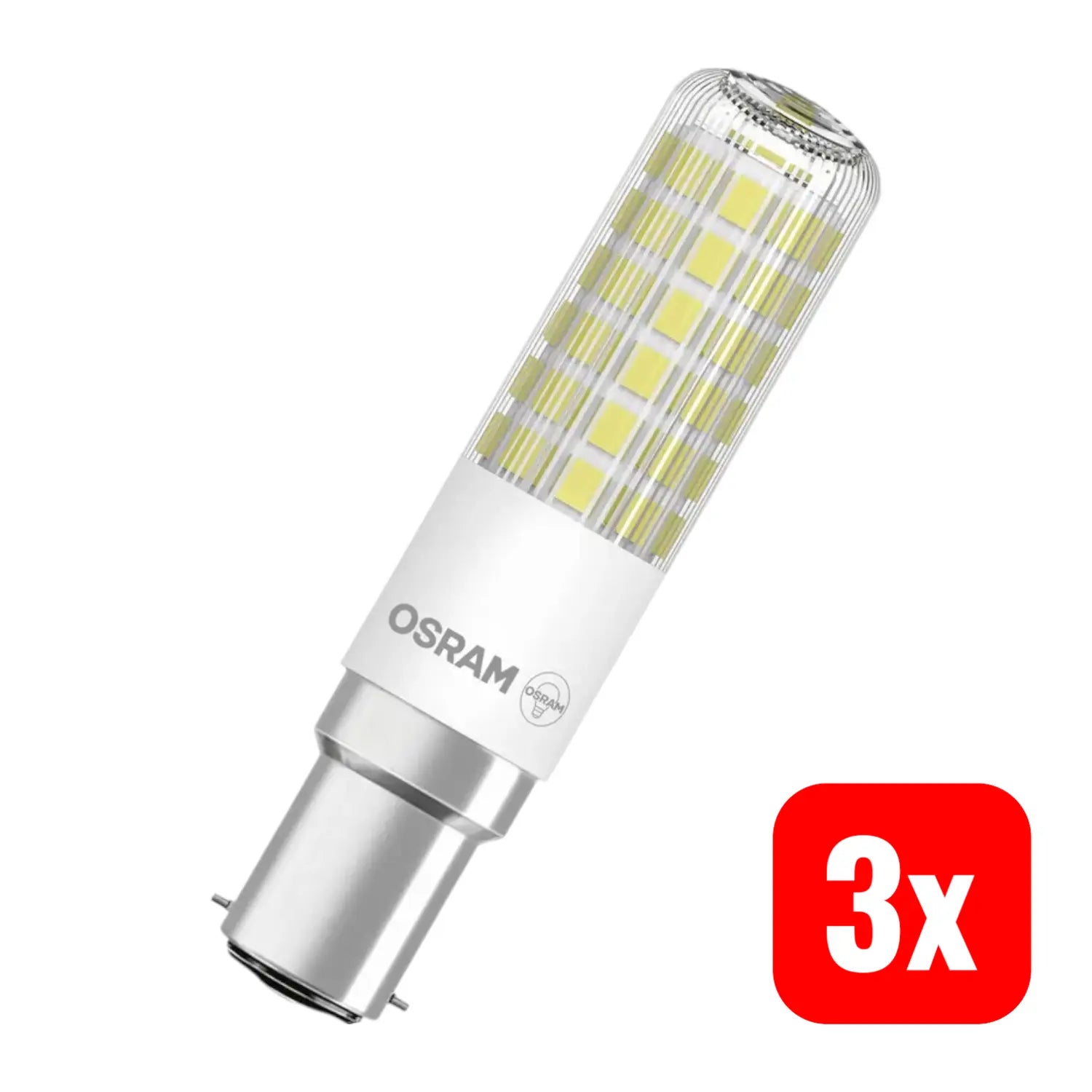 B-Ware Osram Led Lampe Glühbirne Leuchtmittel B15d Warmweiß Klar Batterieform 3 Stück - 4099854266706