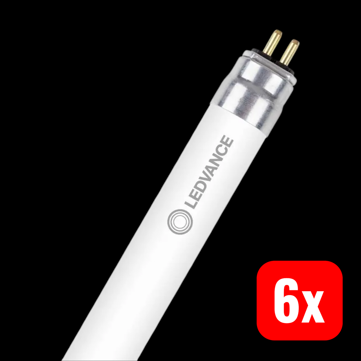 LEDVANCE LED-Röhre Leuchtstofflampe Röhre T5 G5 Neutralweiß Weiß 563 mm 6 STÜCK - 4099854294105