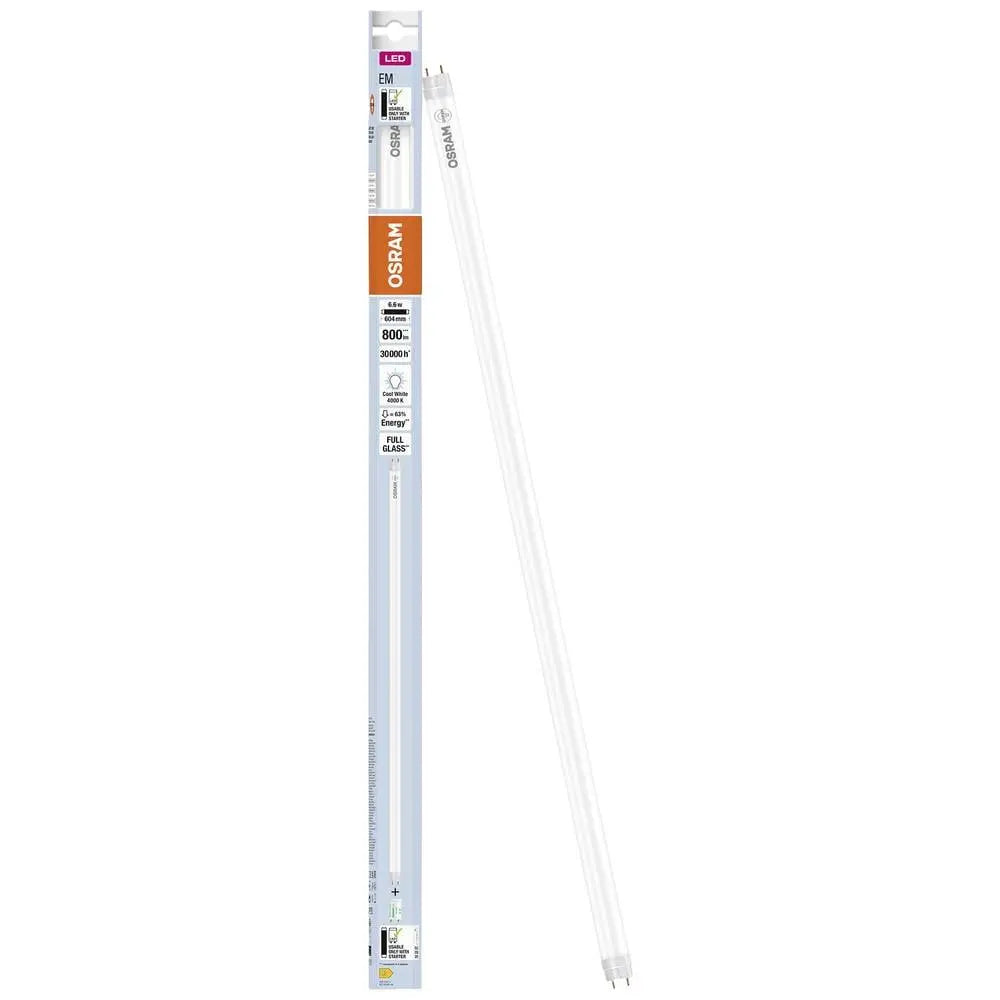 B-Ware Osram Led Röhre Leuchtstofflampe T8 G13 Neutralweiß 6,6 W Weiß 604 Mm 10 Stück - 4099854038280