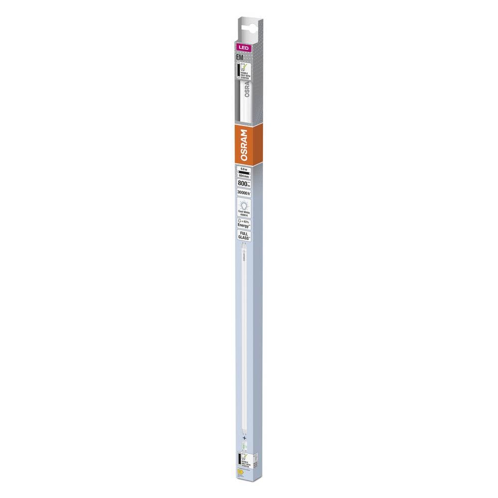OSRAM LED Röhre Leuchtstofflampe T8 G13 Neutralweiß 6,6 W Weiß 604 mm 10 STÜCK - 4099854038280