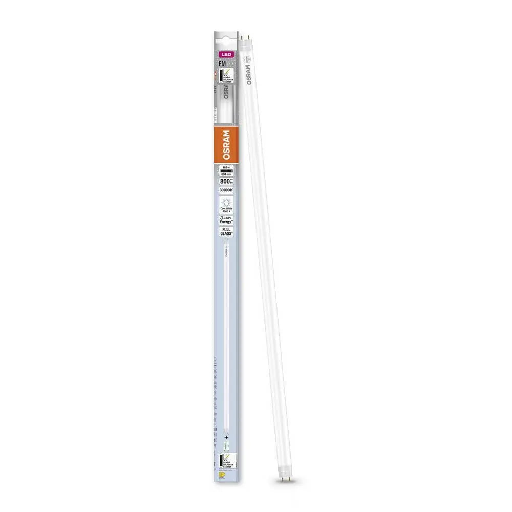 B-Ware Osram Led Röhre Leuchtstofflampe T8 G13 Neutralweiß 6,6 W Weiß 604 Mm 10 Stück - 4099854038280