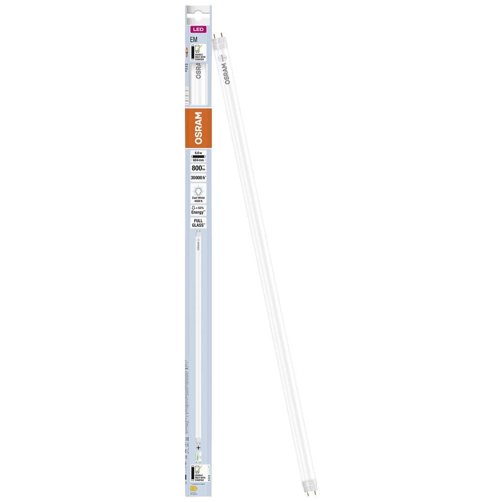 OSRAM LED Röhre Leuchtstofflampe T8 G13 Neutralweiß 6,6 W Weiß 604 mm 10 STÜCK - 4099854038280