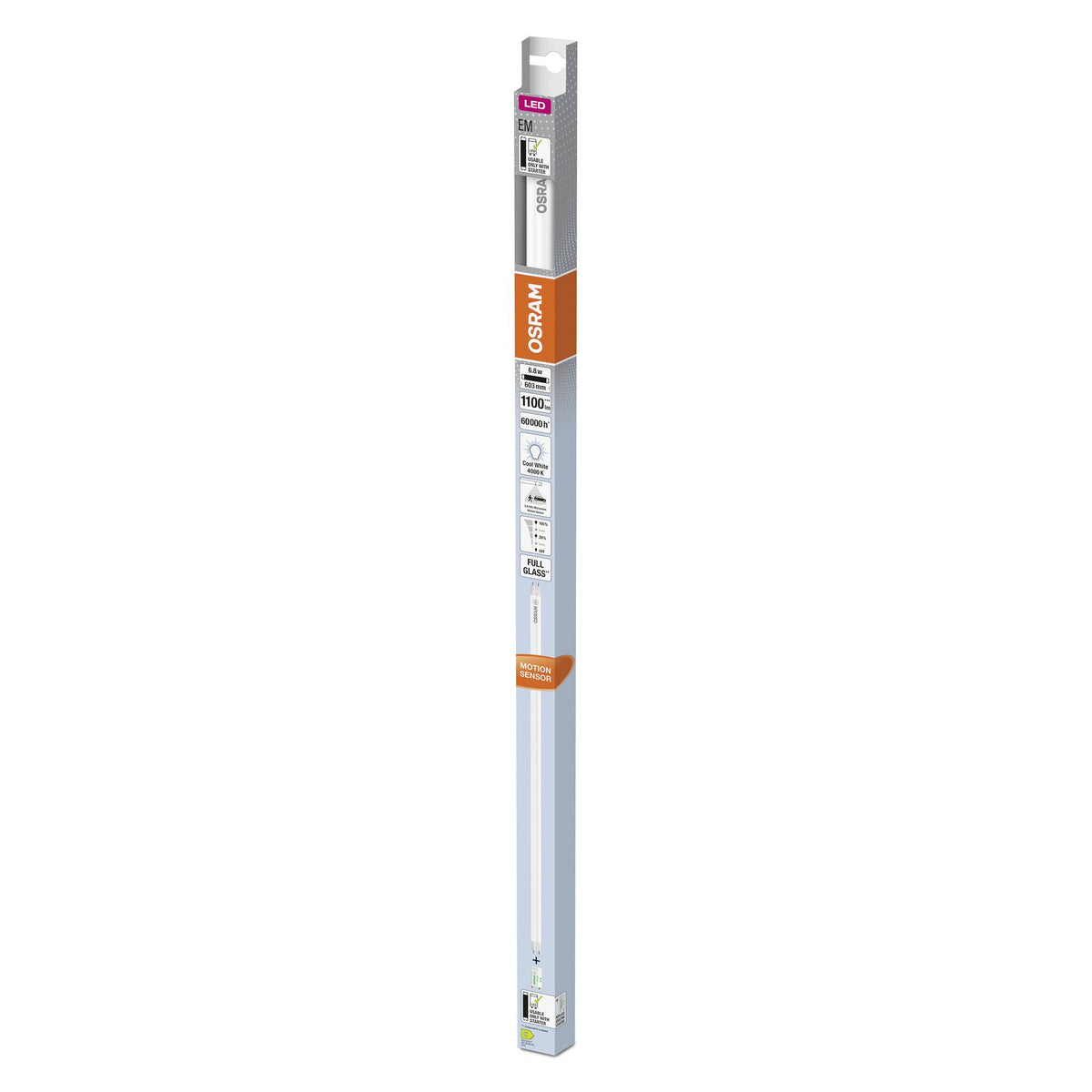 OSRAM LEDTUBE Leuchtstoffröhre 6.8W 840 T8 18 EM MS-600 Lichtrohr 2 STÜCK - 4099854045387