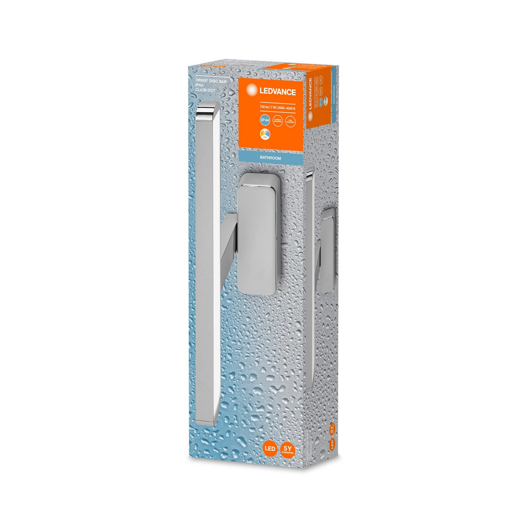 Ledvance Spiegel Wandleuchte Badleuchte Led Chrom 7 W Ip44 40cm Aluminium B-Ware - 4099854096099