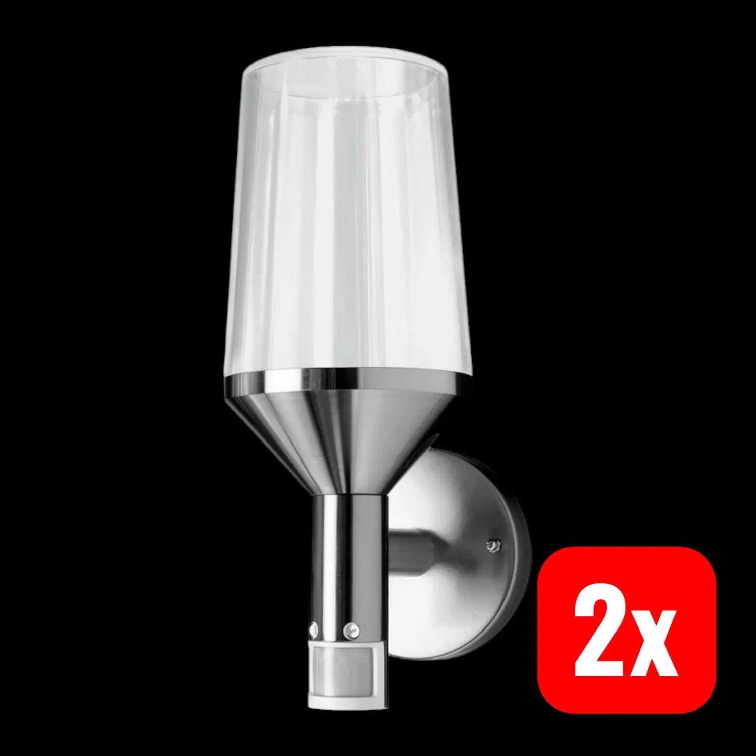 B-Ware Ledvance Endura Classic Außenwandleuchte Mit Bewegungsmelder Lampe 2 Stück - 4058075477971