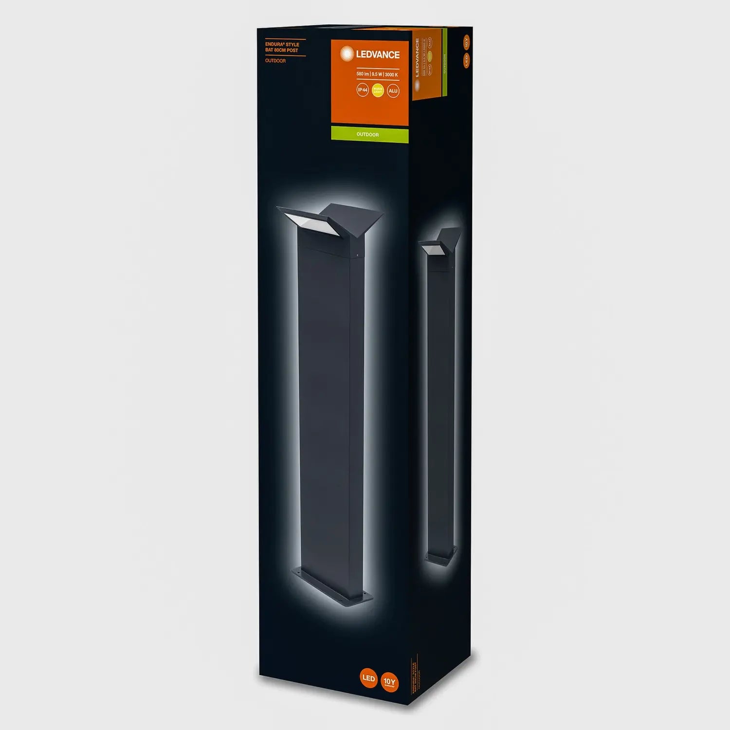 B-Ware Ledvance Pollerleuchte Wegeleuchte Led Endura Style Bat Dunkelgrau Kunststoff - 4058075564107