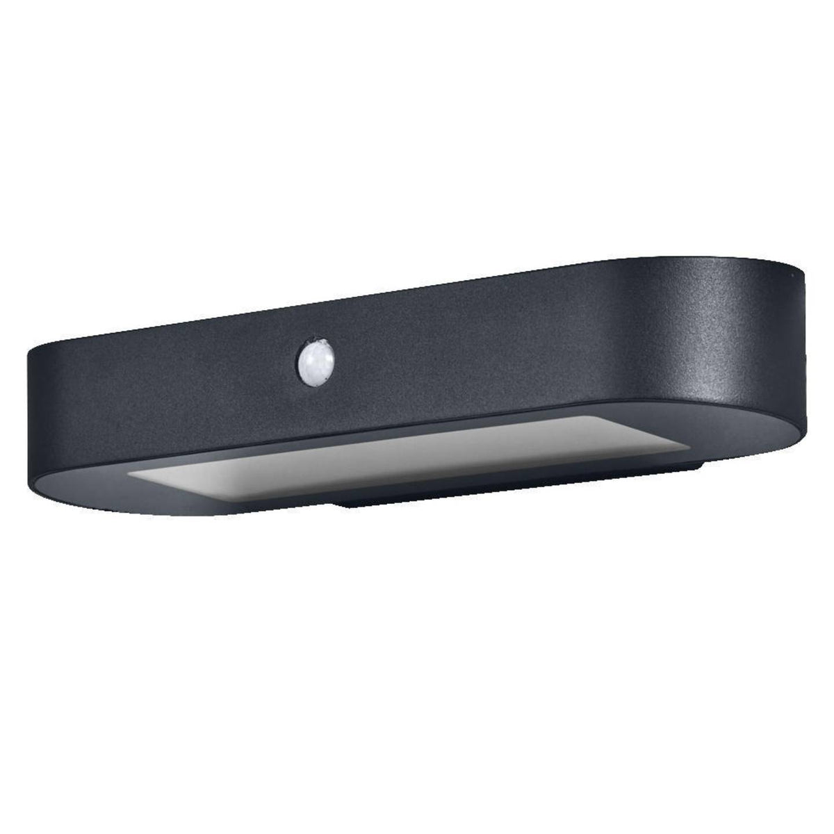 LEDVANCE Endura Style Solar Wandleuchte Wandleuchte Außenwandleuchte oval schwar - 4058075766228