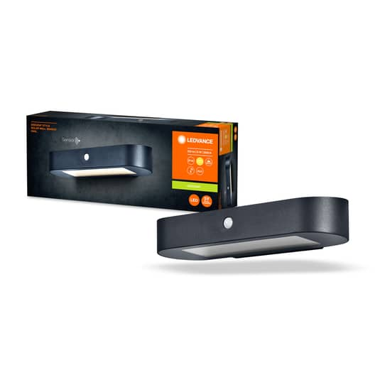 Ledvance Endura Style Solar Wandleuchte Wandleuchte Außenwandleuchte Oval Schwar B-Ware - 4058075766228