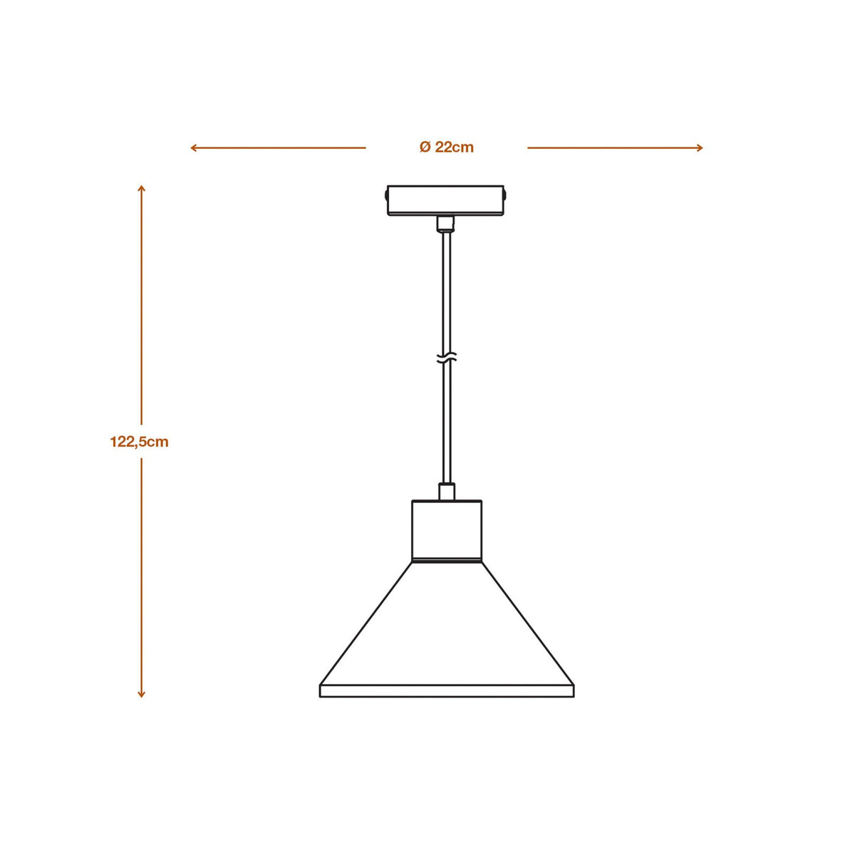 LEDVANCE Hängeleuchte Pendelleuchte Betonleuchte grau Ø22cm Beton Concrete Wo471 - 4058075838345
