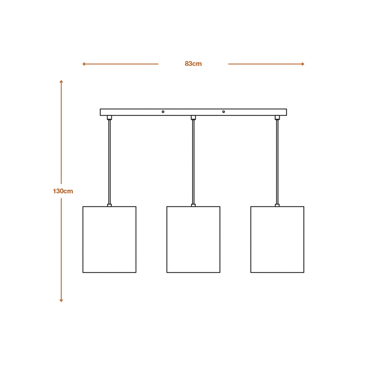 B-Ware Ledvance Hängeleuchte Pendelleuchte Cylinder Wellpappe Braun E27 Led 3 Flammig - 4058075837263