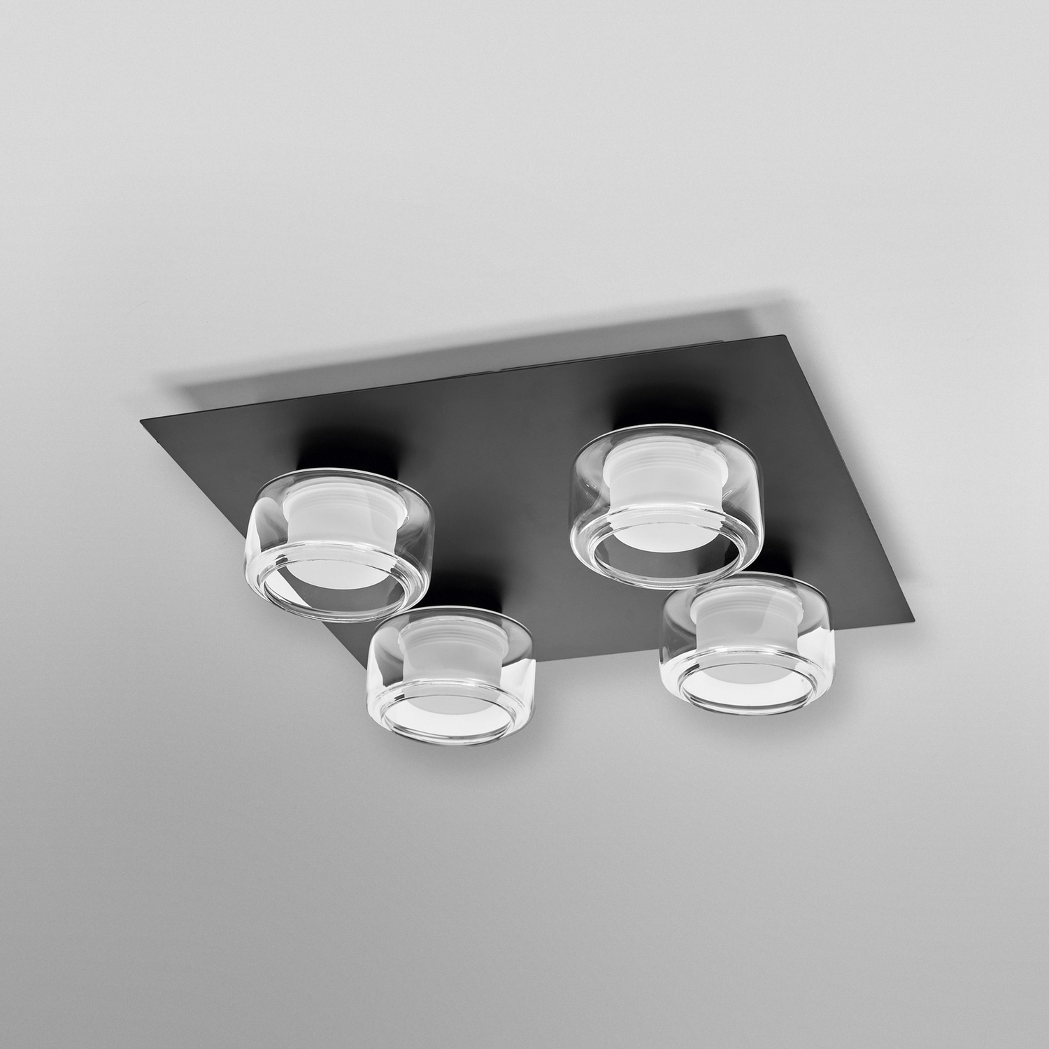 B-Ware Ledvance Led Deckenleuchte Lampe Orbis Flame Schwarz 4fl Ip44 Leuchte Spot - 4099854275999