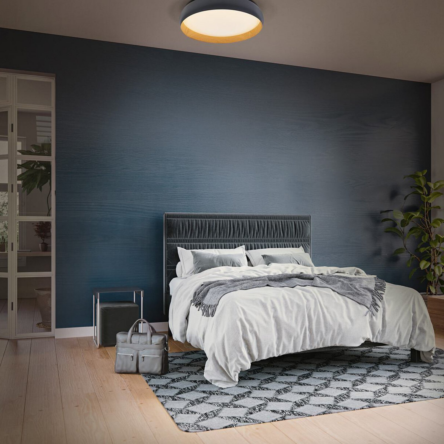 B-Ware Ledvance Led Deckenleuchte Lampe Orbis Livia Led Grau Metall 43 Cm Rund - 4099854284106