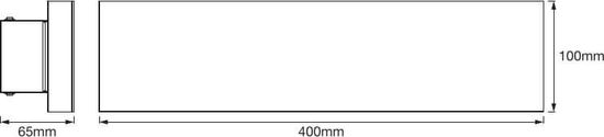 Ledvance Led Panel Planon Smart+ Led Licht Tunable White 40x10cm Appsteuerung160 B-Ware