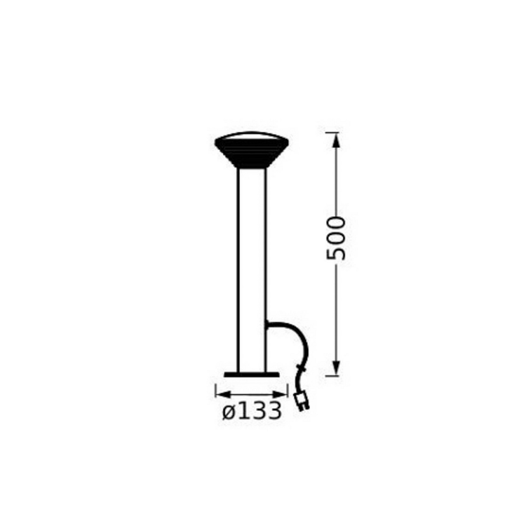 Ledvance Led Wegeleuchte Endura Hybrid Olona Dunkelgrau Lampe Leuchte Spot B-Ware