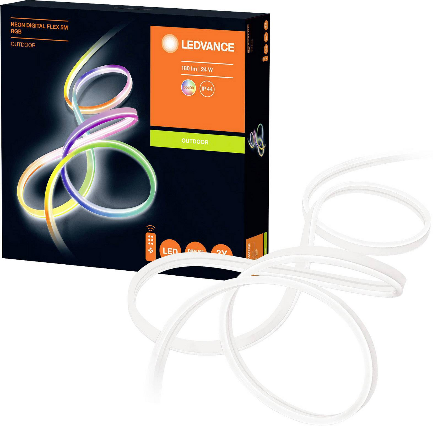 B-Ware Ledvance Neon Digital Flex 5 M Led Streifen Lichterkette Lampe 230 V 5 M - 4058075504769