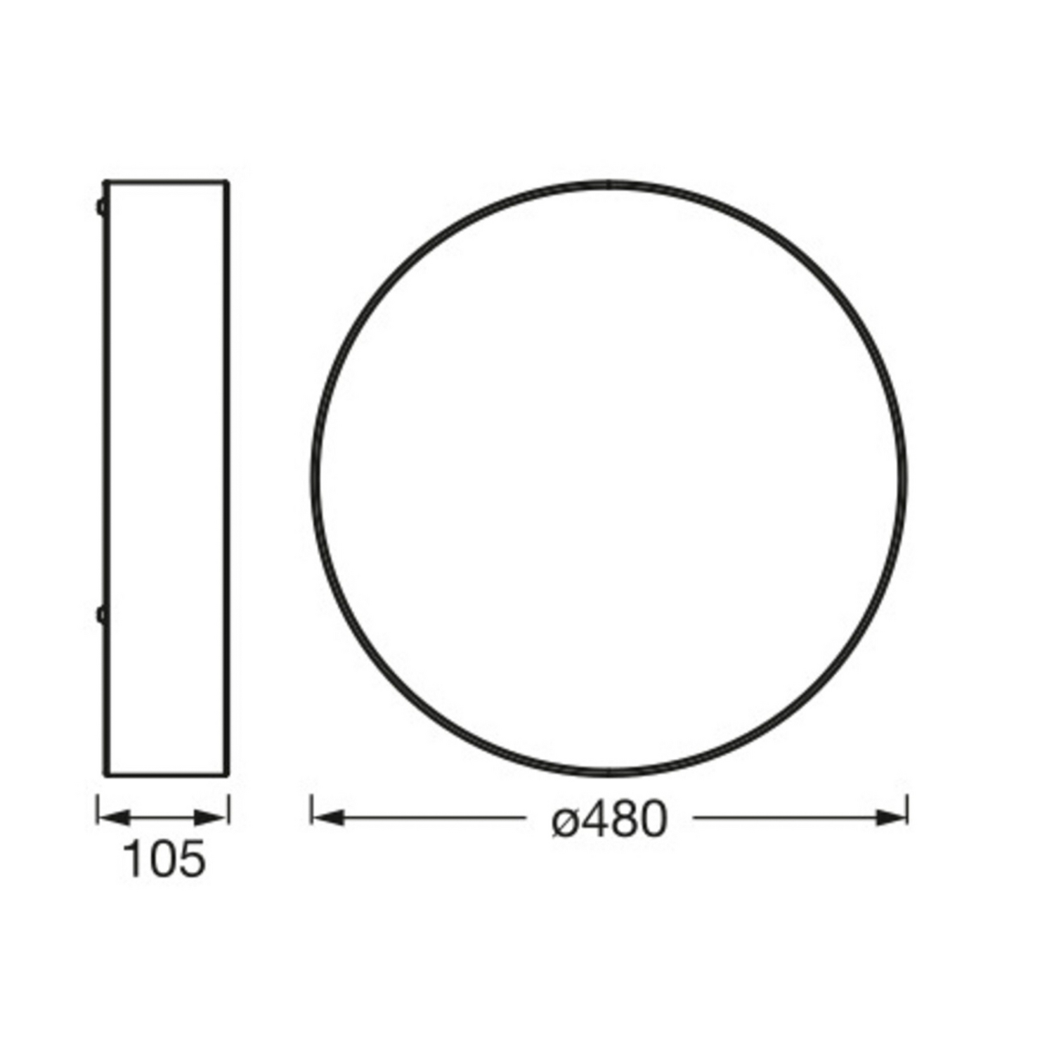 B-Ware Ledvance Orbis Paris Deckenleuchte Lampe Deckenlampe ø 48cm Beige - 4058075829046