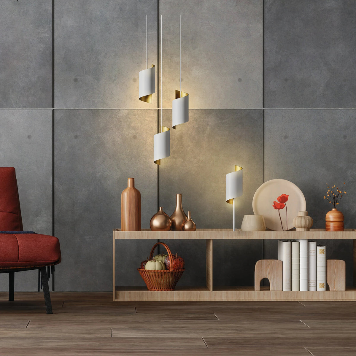 LEDVANCE Tischleuchte Tischlampe SMART+ WiFi Decor Twist weiß Stahl WLAN App LED - 4058075757561