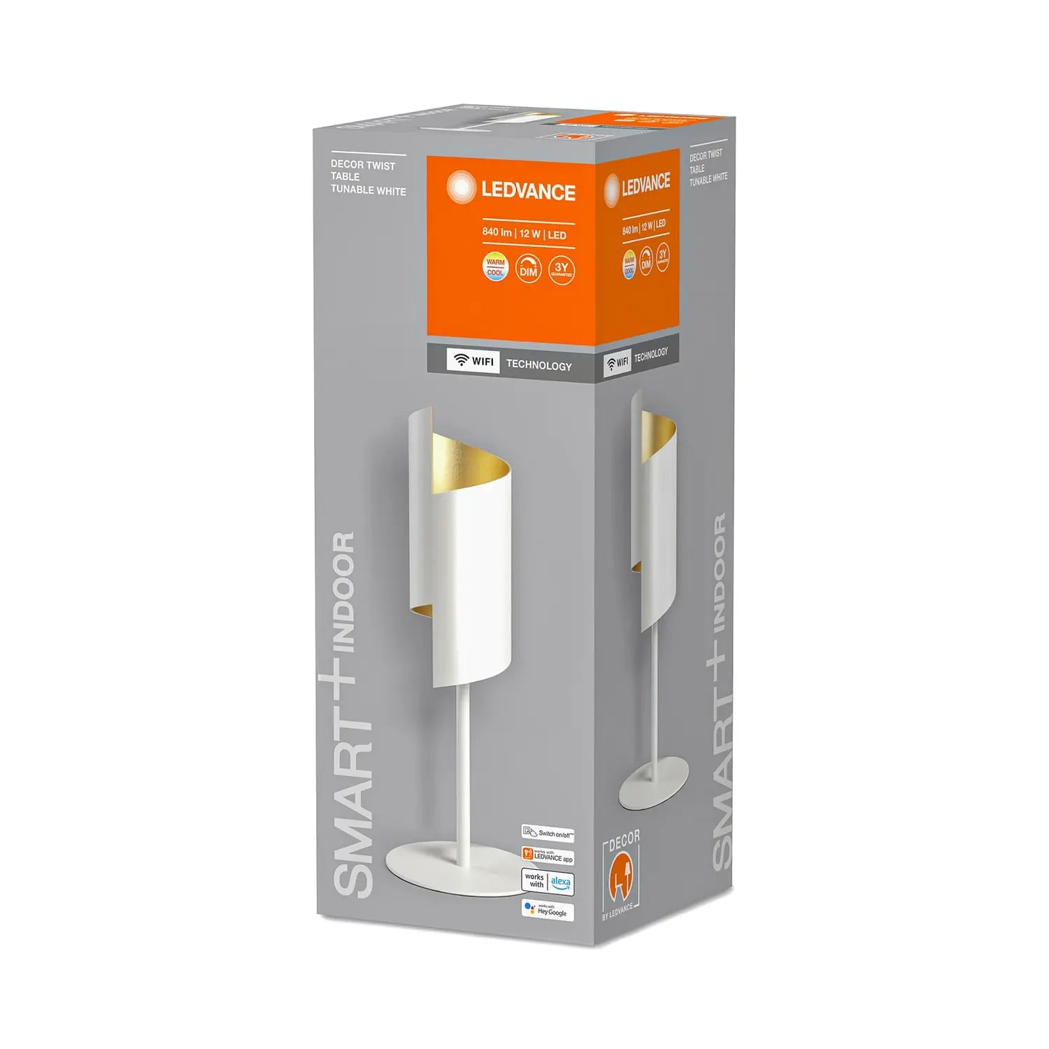 B-Ware Ledvance Tischleuchte Tischlampe Smart+ Wi Fi Decor Twist Weiß Stahl Wlan App Led - 4058075757561