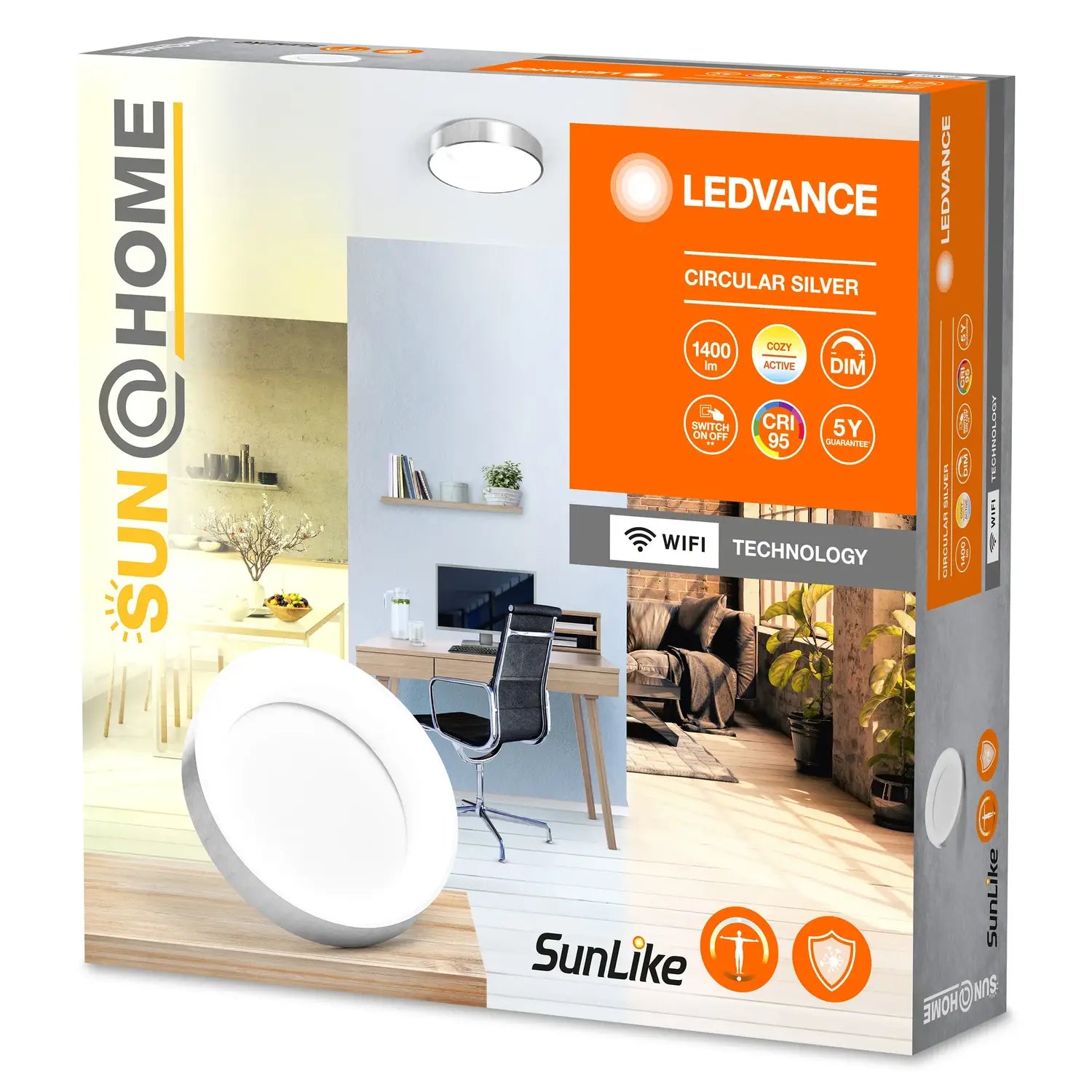 B-Ware Ledvance Deckenleuchte Lampe Circular Led Aluminium Weiß Ip20 Nicht Austauschbar - 4058075762787