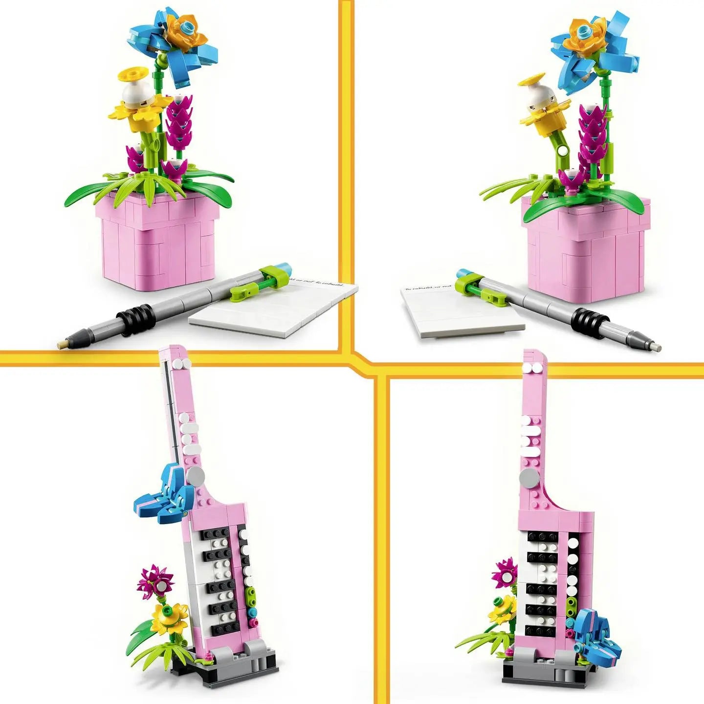 B-Ware Lego 31169 Creator Schreibmaschine Mit Blumen Legoset Set - 5702017822440