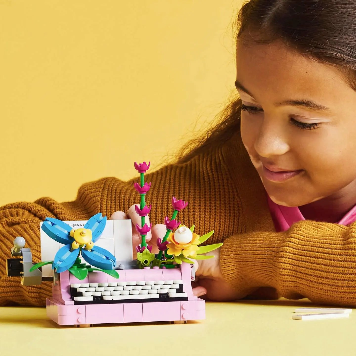 B-Ware Lego 31169 Creator Schreibmaschine Mit Blumen Legoset Set - 5702017822440