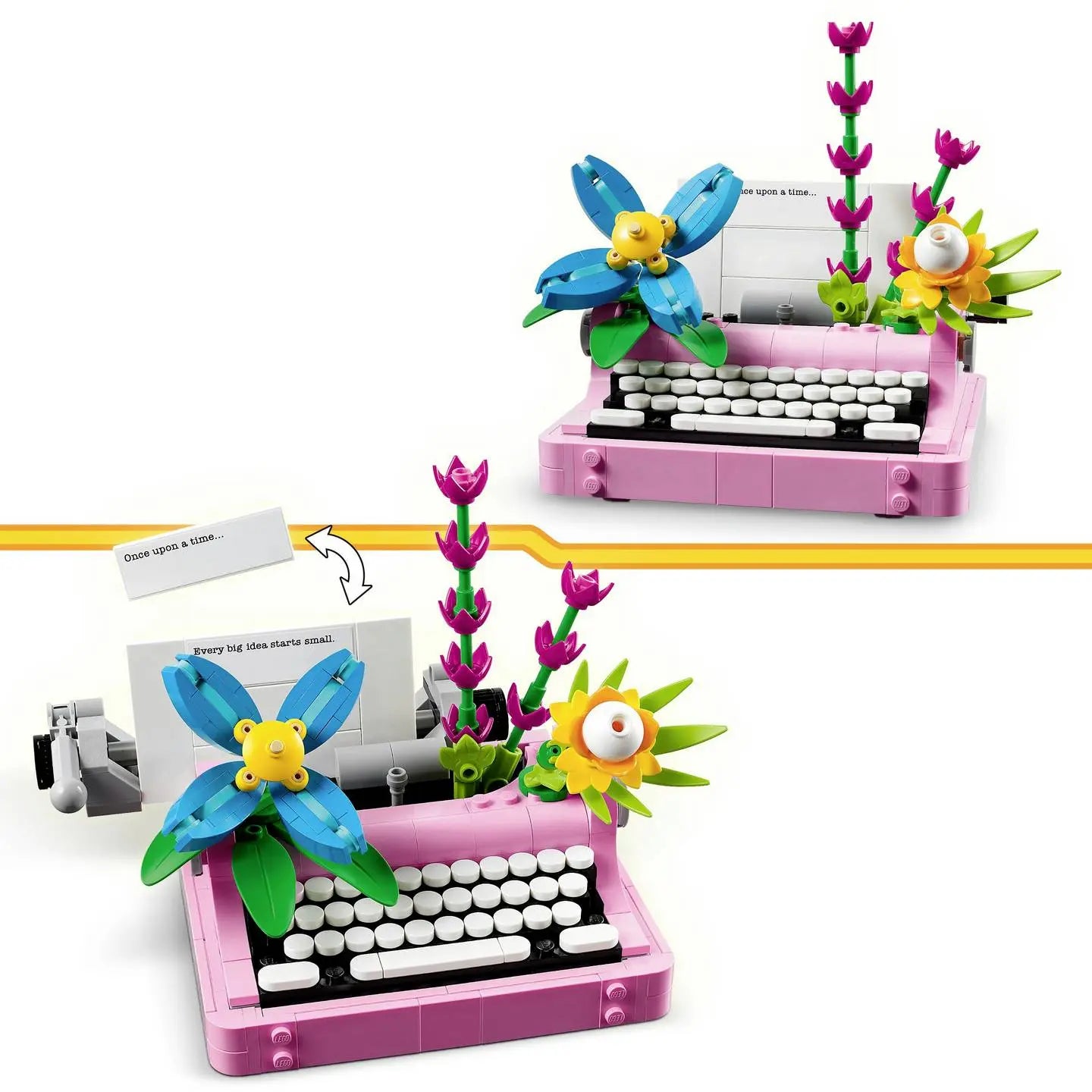 B-Ware Lego 31169 Creator Schreibmaschine Mit Blumen Legoset Set - 5702017822440