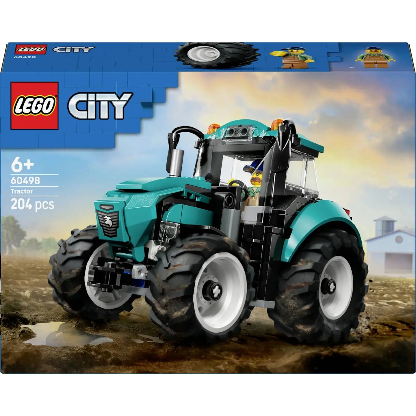 B-Ware Lego City Traktor Bauernhof Bauset Spielfigur Set 60498 Kinder Spielzeug 2 Stück - 5702018031933